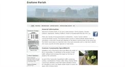 Desktop Screenshot of enstoneparish.org