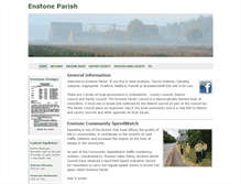 Tablet Screenshot of enstoneparish.org